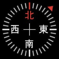 コンパス : 方位磁針